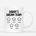 Personalized Daddy/Grandpa's Little Dream Team Mug