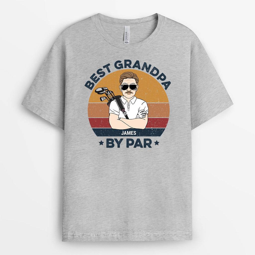 Personalized Special Best Dad/Grandpa By Par T-shirt