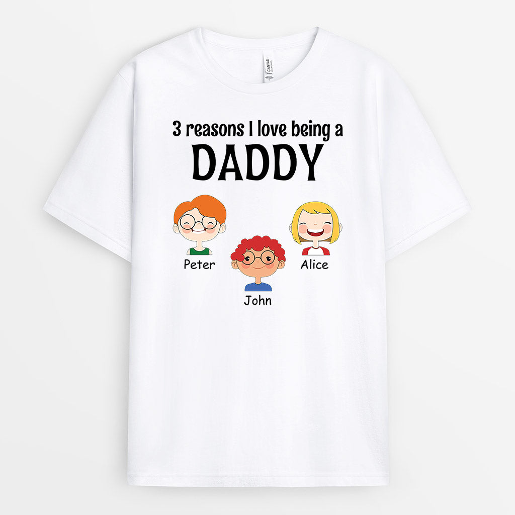 Personalized Special Reasons I Love Being Daddy/Grandpa T-shirt