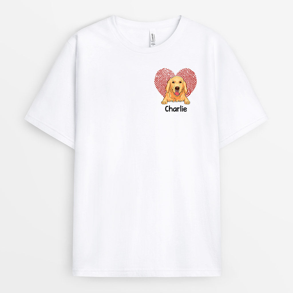 Dog With Heart - Custom Dog Face Shirt for Per Lovers