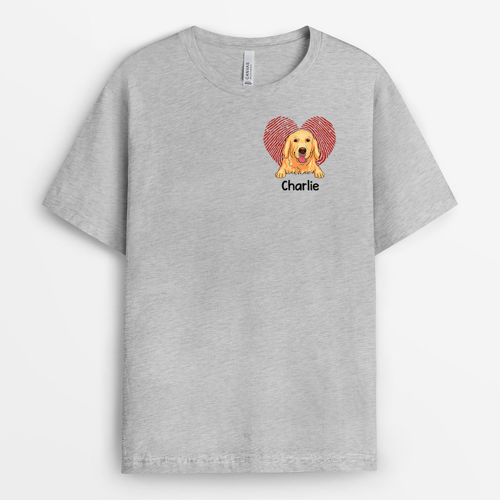Dog With Heart - Custom Dog Face Shirt for Per Lovers