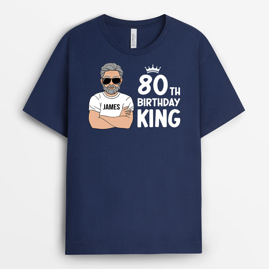 Happy 50th Birthday T-Shirts – Custom Birthday King Shirt