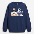 Personalized Happy 80th Birthday King Sweatshirt