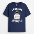 Personalized Amazing Legends Were Born In Year T-shirt