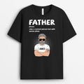Personalized Father Cool And Funny Definition T-shirt