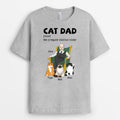 Personalized A Regular Dad But Cooler Cat Dad T-shirt