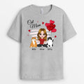 Greatest Cat Mom Tee - Personalized Pet Clothing For Humans