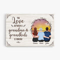 Personalized The Special Love Between Grandma Mother And Forever Canvas