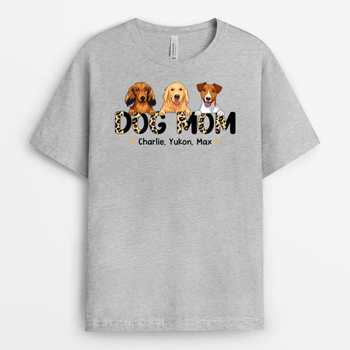 Dog Mom - Personalized T-shirts With Dogs Faces