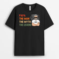 Personalized Papa Grandpa The Great Man The Myth The Legend T-shirt