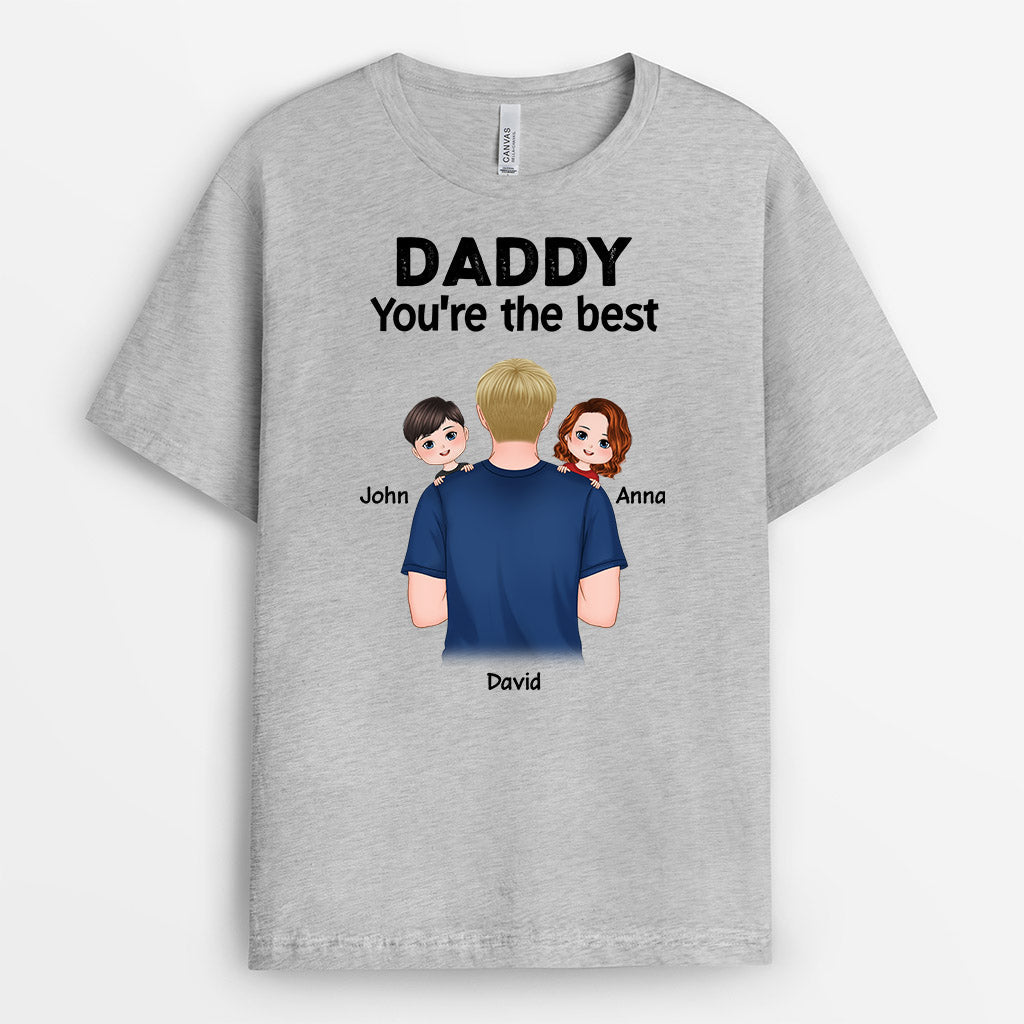 Personalized My Grandpa Daddy You Are The Best T-shirt