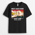 Personalized Best Dad Grandpa Ever Just Ask My Kids T-shirt