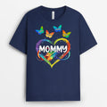 Personalized Special Mommy Grandma Heart Butterflies T-shirt
