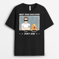 Best Dog Dad Ever T-shirt - Personalized Dog Apparel for Human