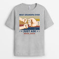 Personalized Definitely The Best Dad Grandpa Ever Just Ask T-shirt