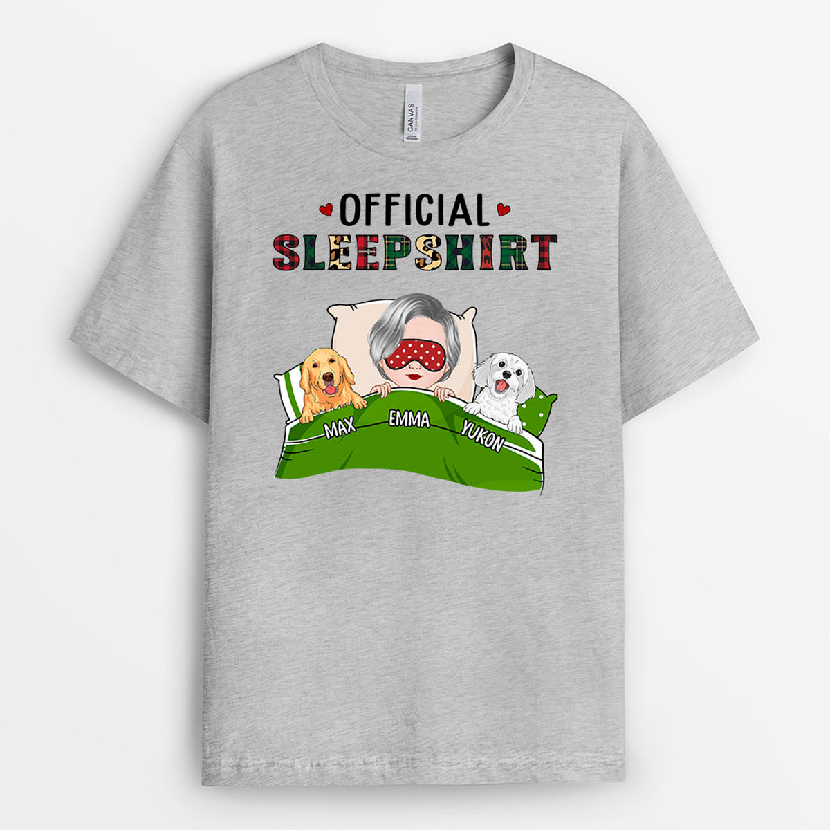 Official Sleepshirts for Dog Mom - Personalized Gifts for Dog Lovers