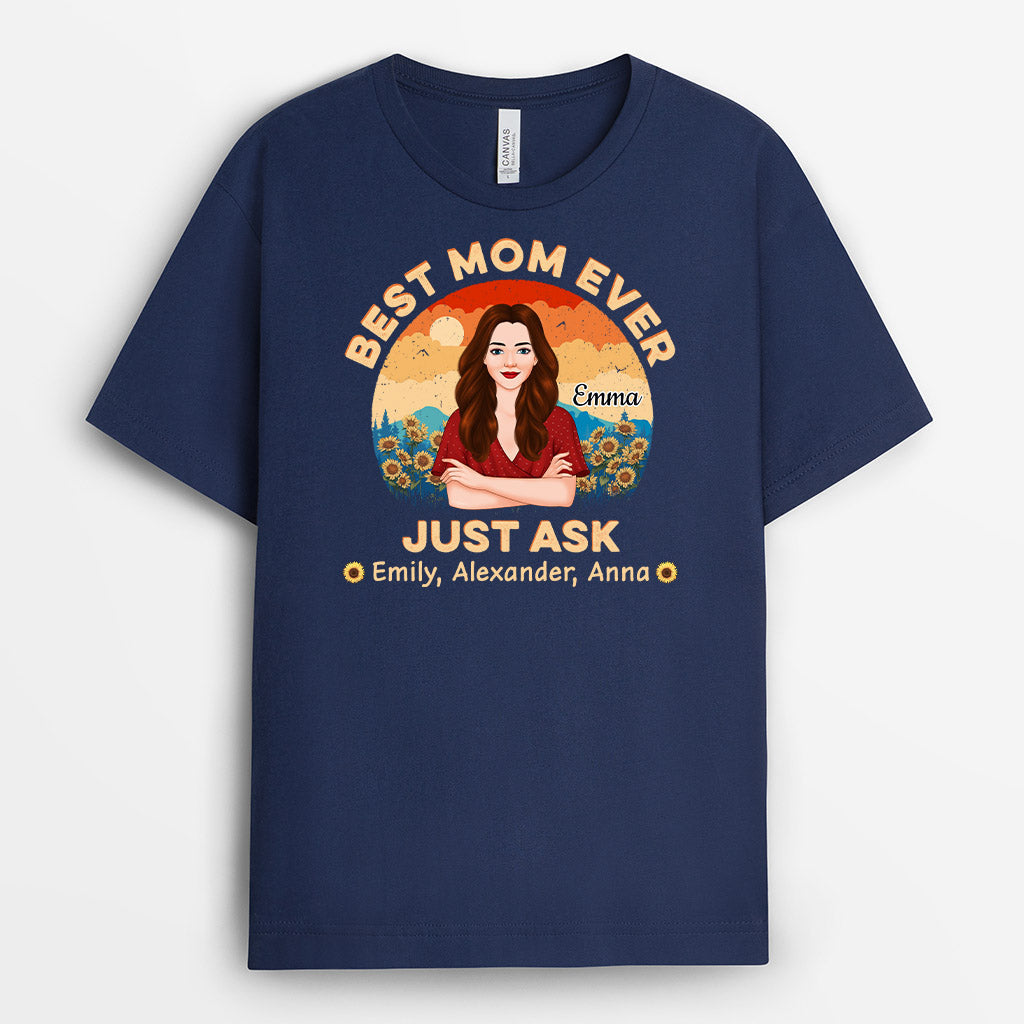 Personalized Surely The Best Mom Grandma Ever T-shirt