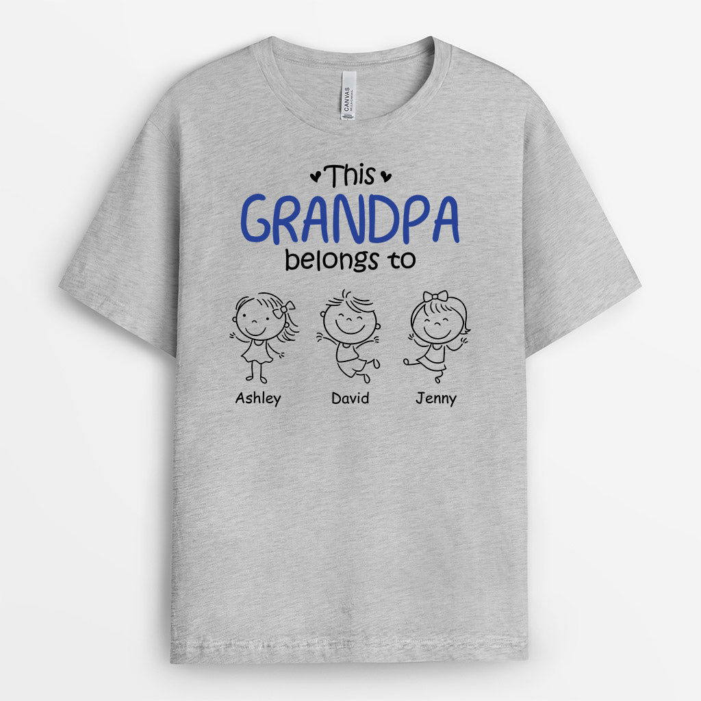 Personalized This Truly Perfect Daddy Grandpa Belongs To T-shirt
