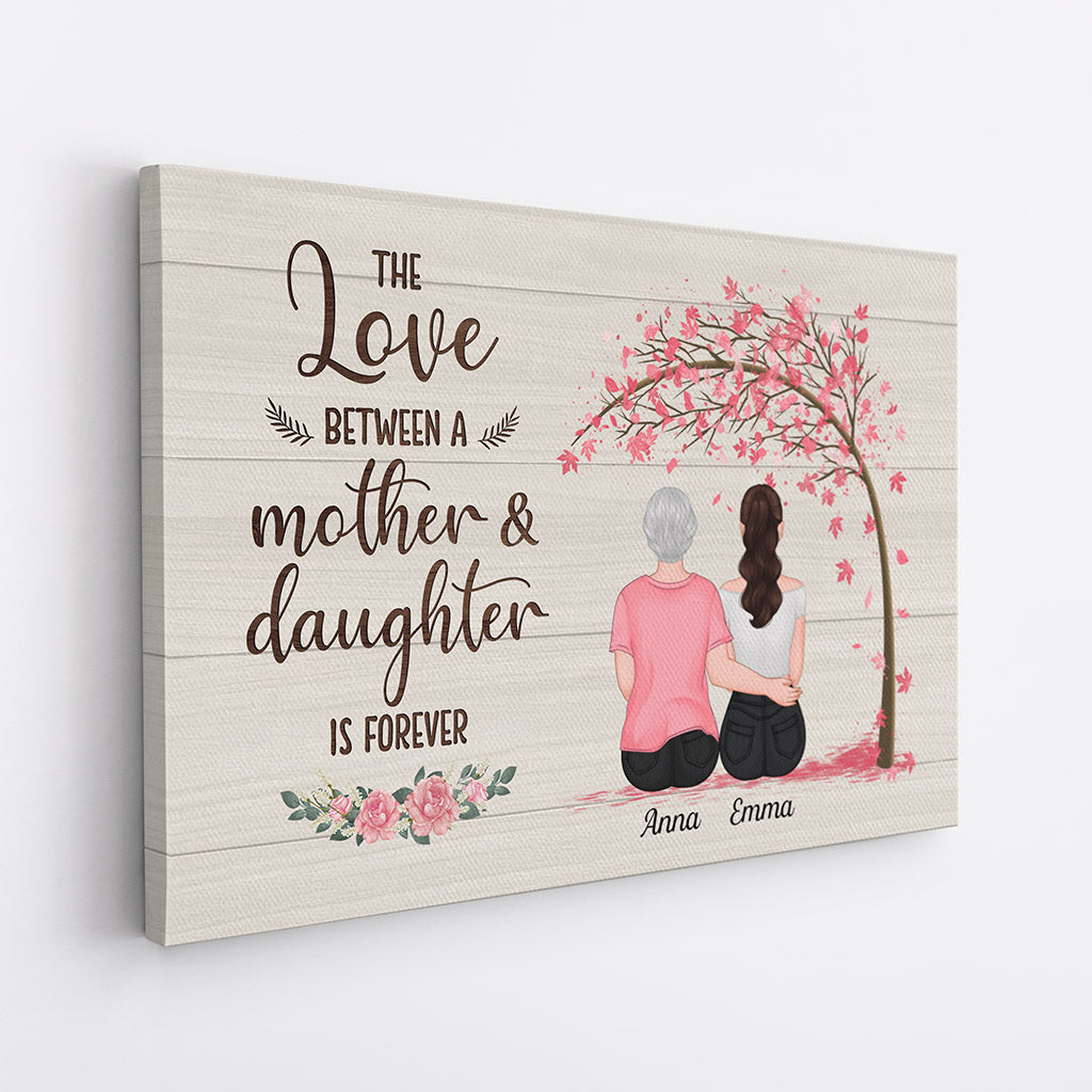 Personalized The Forever Love Between A Mother/Grandma And Kids Canvas