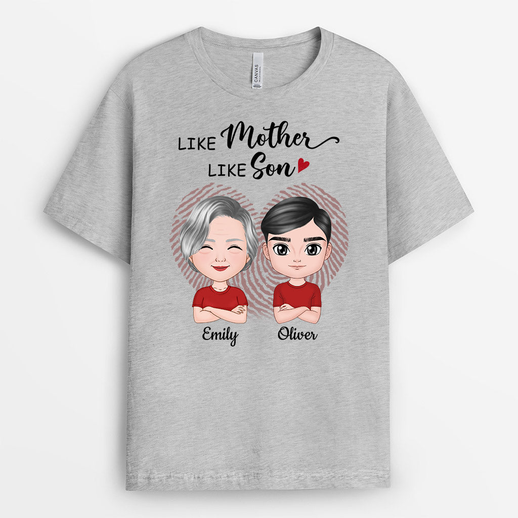 Personalized Like Mother Like Daughter/Son T-Shirt