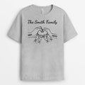 The Smith Family Heart - Customized Family T Shirts - Custom Gift For Family