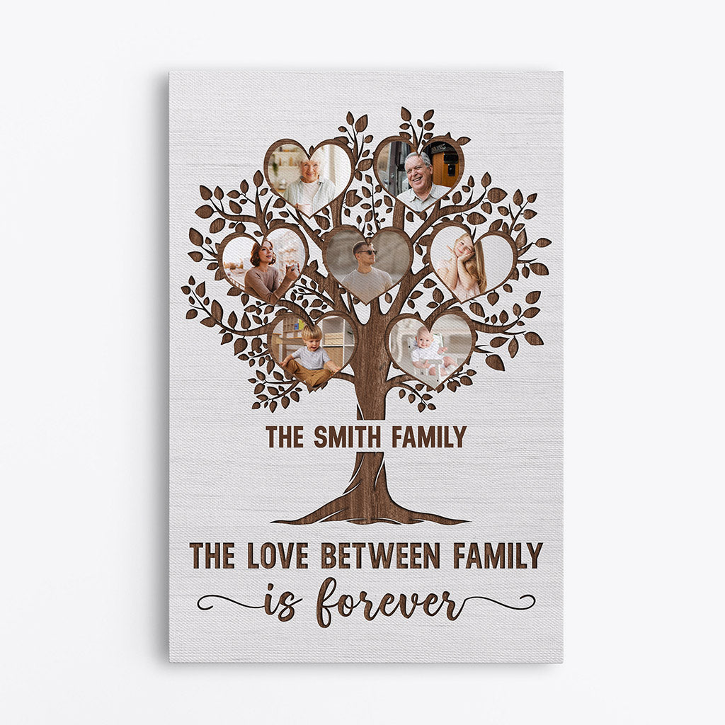 Personalized The Strong Love Between Family Is Forever And Ever Canvas
