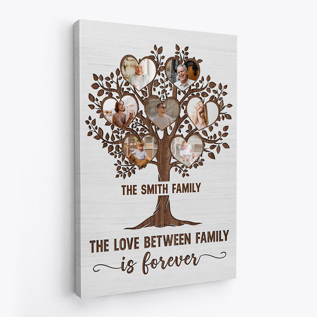 Personalized The Strong Love Between Family Is Forever And Ever Canvas