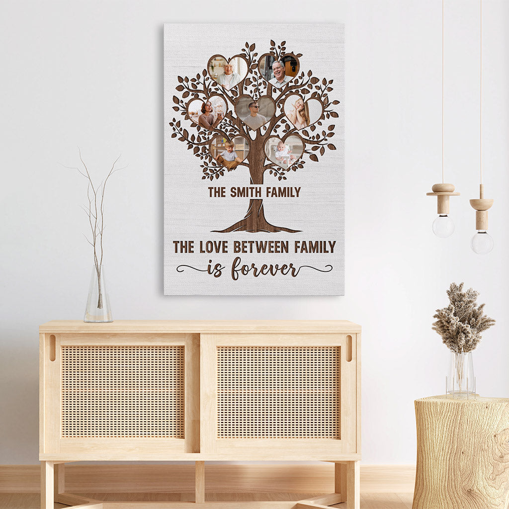 Personalized The Strong Love Between Family Is Forever And Ever Canvas