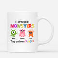 Personalized I Created These Very Cute Monsters They Call Me Dad/Grandpa Mug