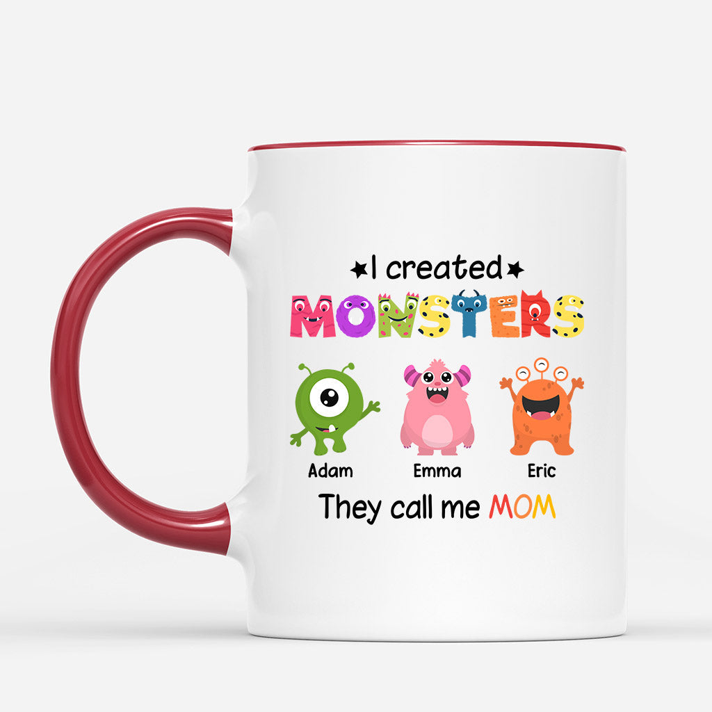 Personalized I Created So Cute Monsters They Call Me Grandma/Mom Mug