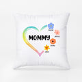 Personalized Mommy/Grandma Beautiful And Colorful Flowers Pillow