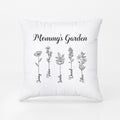 Personalized Mommy/Grandma Simple And Very Beautiful Garden Pillow