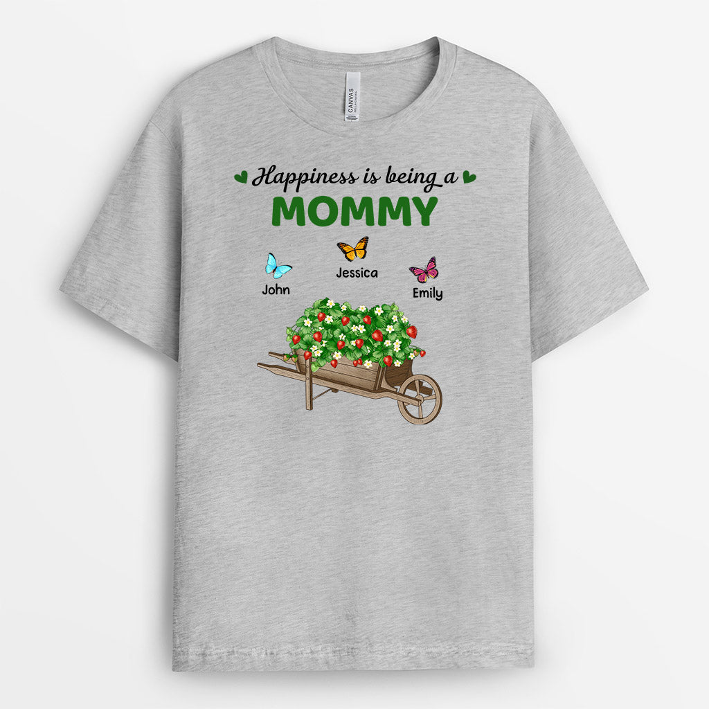 Personalized Utmost Happiness Is Being A Mommy/Grandma T-shirt