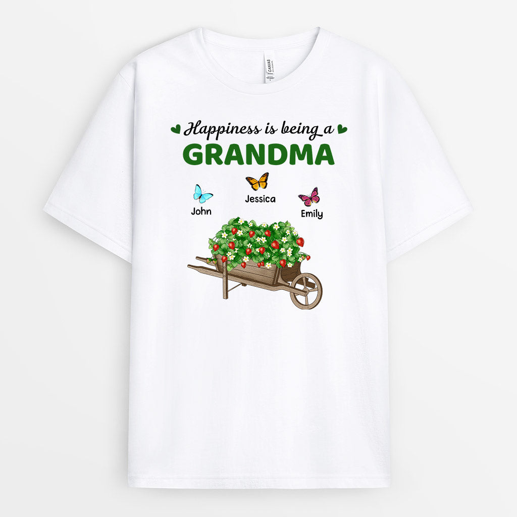 Personalized Utmost Happiness Is Being A Mommy/Grandma T-shirt