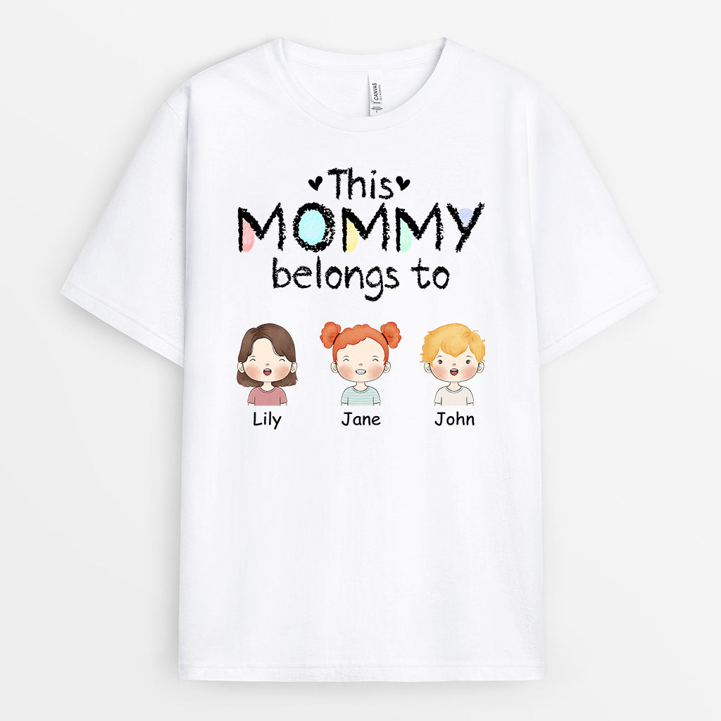 Personalized This Special Grandma/Mommy Belongs To These Lovely Kids T-shirt