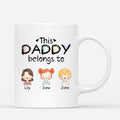Personalized This Lovely And Precious Daddy/Grandpa Belongs To Mug