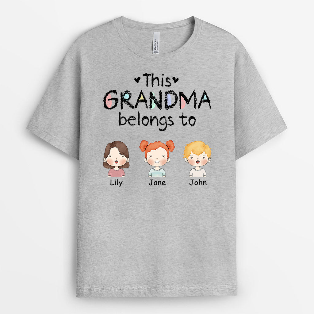 Personalized This Special Grandma/Mommy Belongs To These Lovely Kids T-shirt