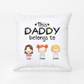 Personalized This Cool And Precious Daddy/Grandpa Belongs To Pillow