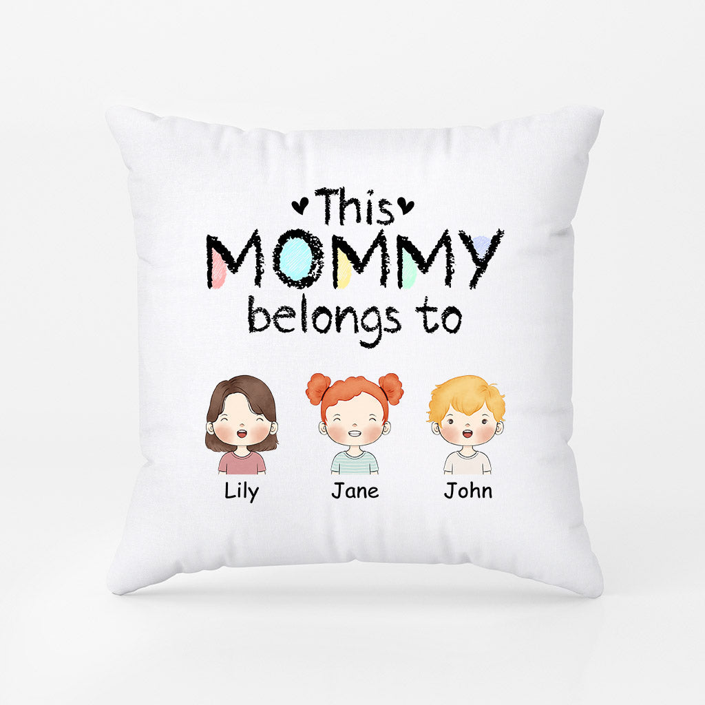 Personalized This Kind Mommy/Grandma Truly Belongs To Pillow