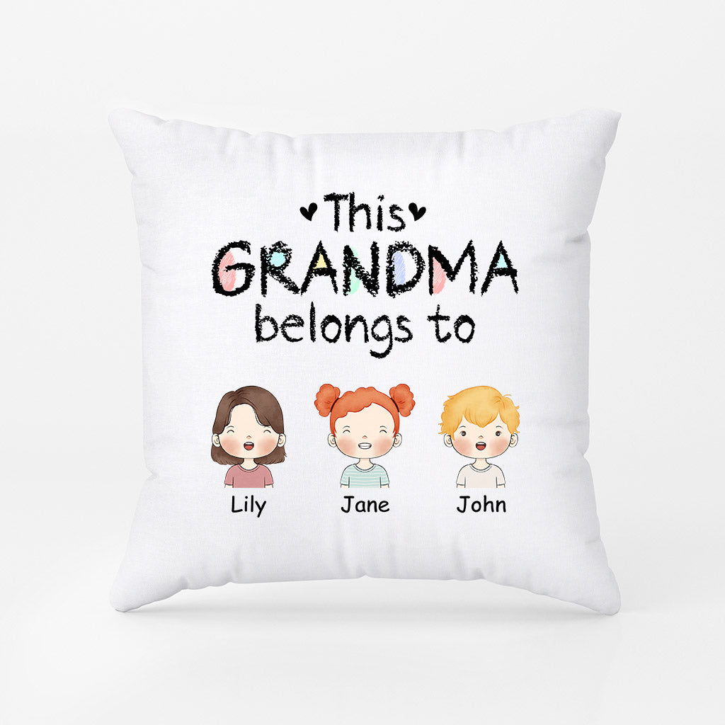 Personalized This Kind Mommy/Grandma Truly Belongs To Pillow
