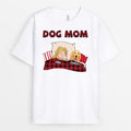 Dog Mom Sleeping T-shirt - Personalized Gifts For Dogs Lovers