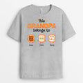 Personalized This Grandpa/Daddy Belongs To These Small Breads T-shirt