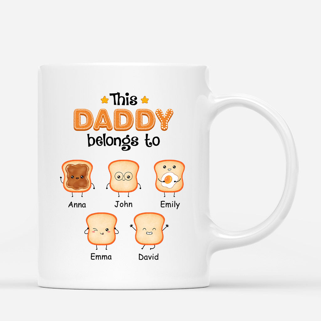 Personalized This Daddy/ Grandpa Belongs To These Small Breads Mug