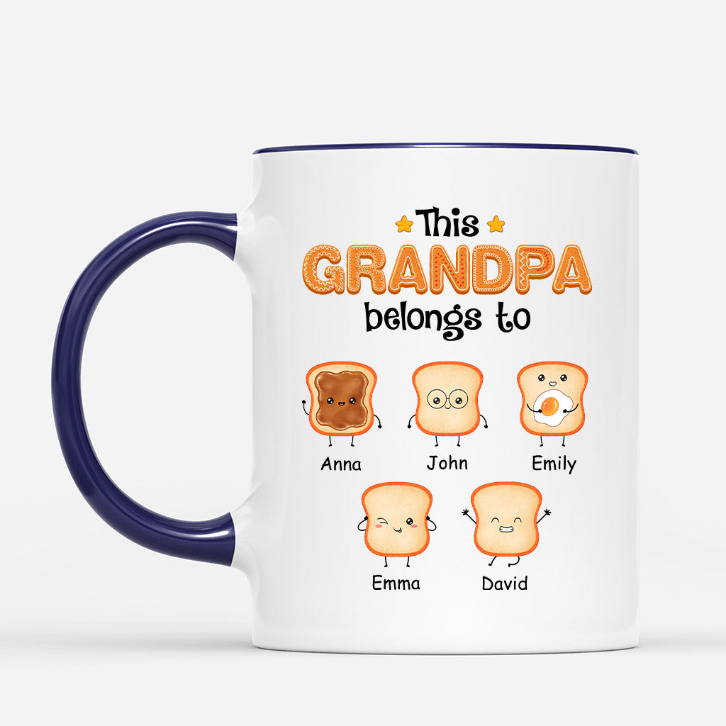 Personalized This Daddy/ Grandpa Belongs To These Small Breads Mug