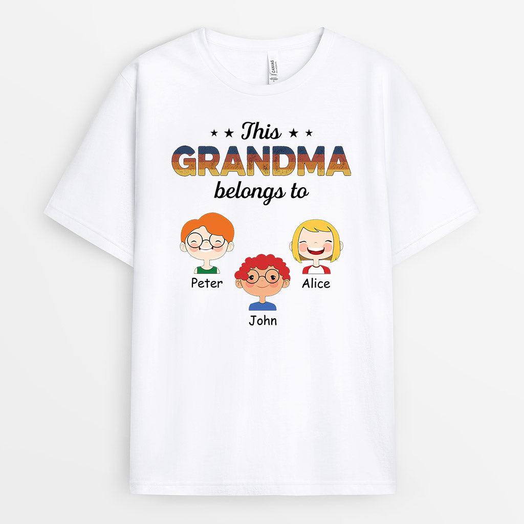 Personalized This Beautiful And Kind Mommy/Grandma Belongs To T-shirt