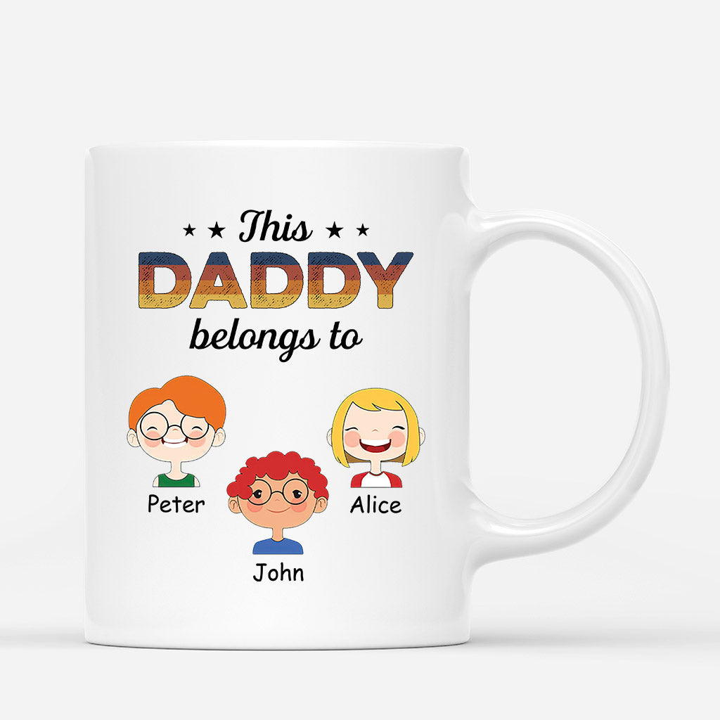 Personalized This Special Daddy/Grandpa Especially Belongs To Mug