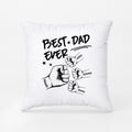 Personalized The Best Dad/Grandpa Ever With Fist Bump Pillow
