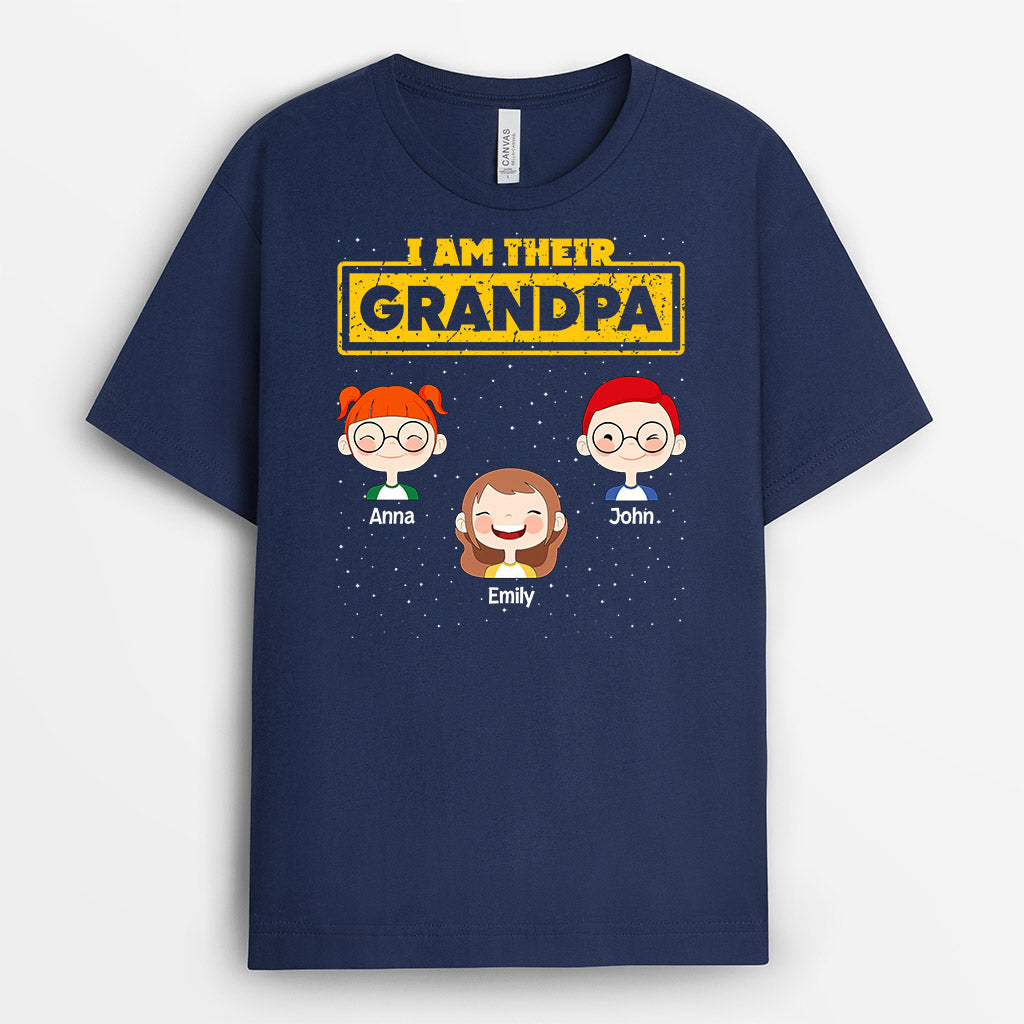Personalized I'm Their Lovely Father/Grandpa T-Shirt