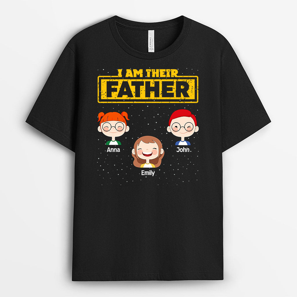 Personalized I'm Their Lovely Father/Grandpa T-Shirt