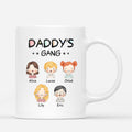 Personalized Daddy/Grandpa Cute And Lovely Gang Mug